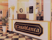 Tablet Screenshot of hotelcasablanca-campinas.com.br